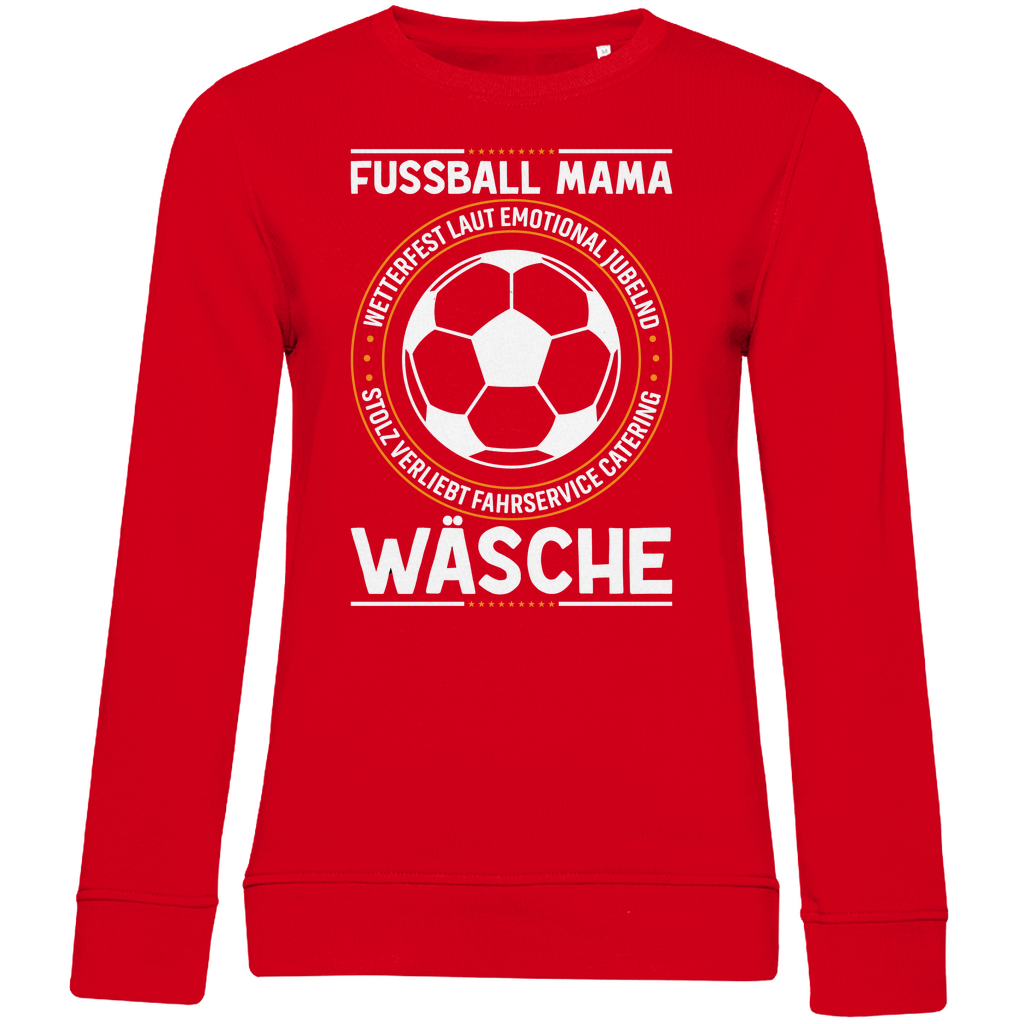 Damen Premium Bio Sweatshirt Fußball-Mama