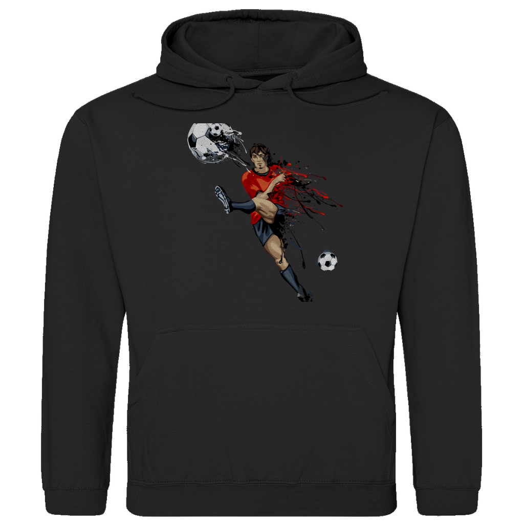 Herren Hoodie Fußballer