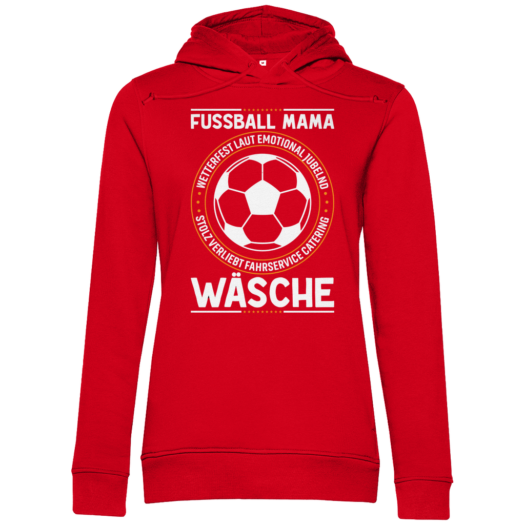 Damen Premium Bio Hoodie Fußball-Mama