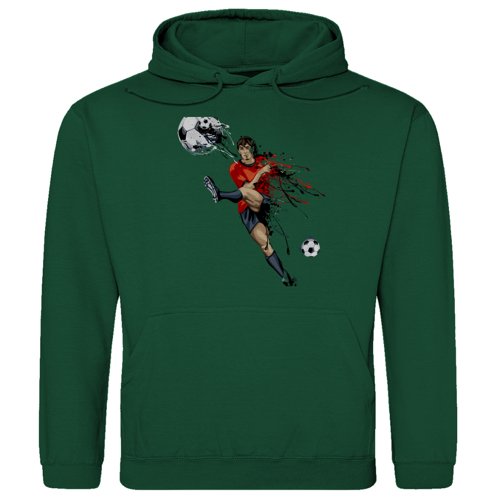 Herren Hoodie Fußballer