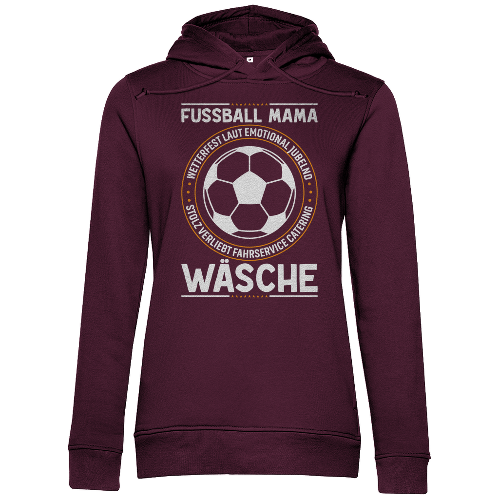Damen Premium Bio Hoodie Fußball-Mama