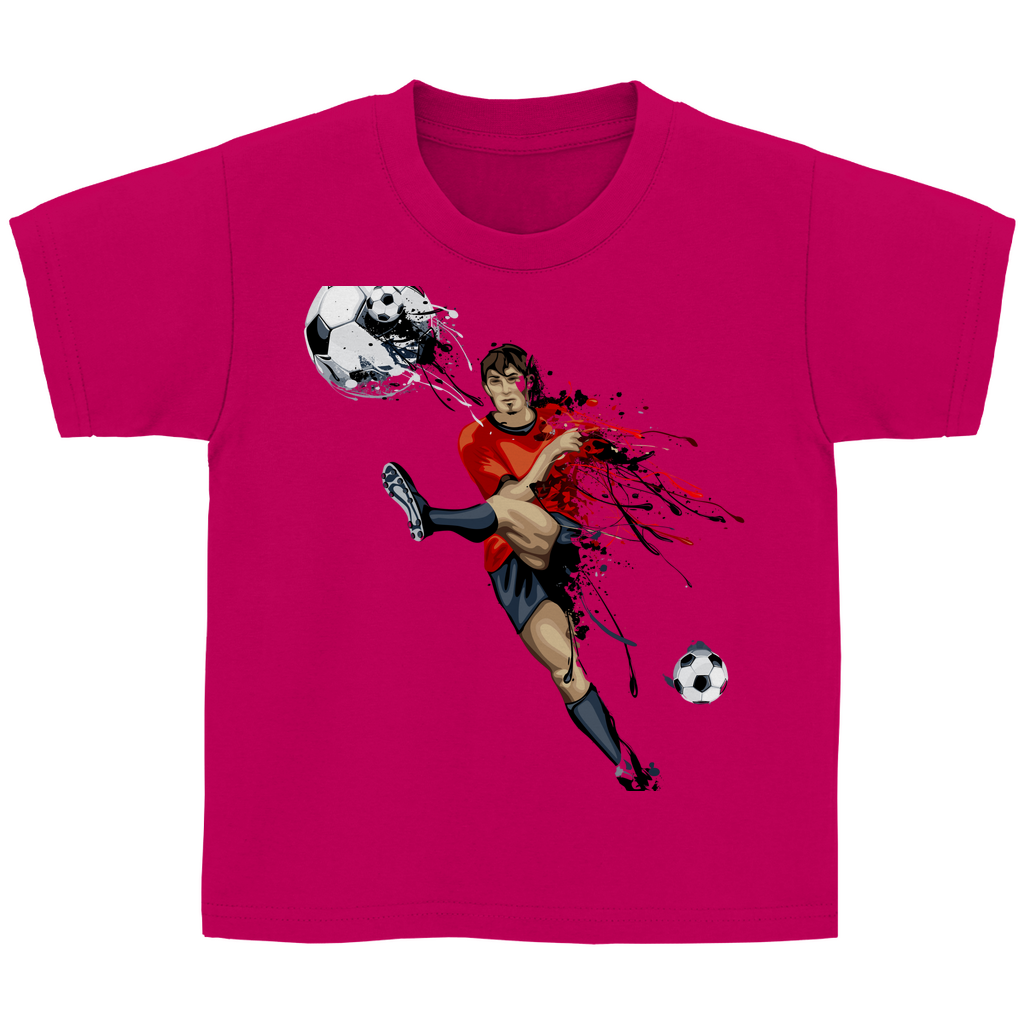 Kinder Basic T-Shirt Fußballer