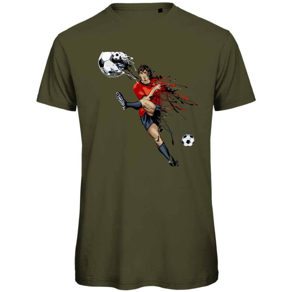 Herren Premium Bio T-Shirt Fußballer