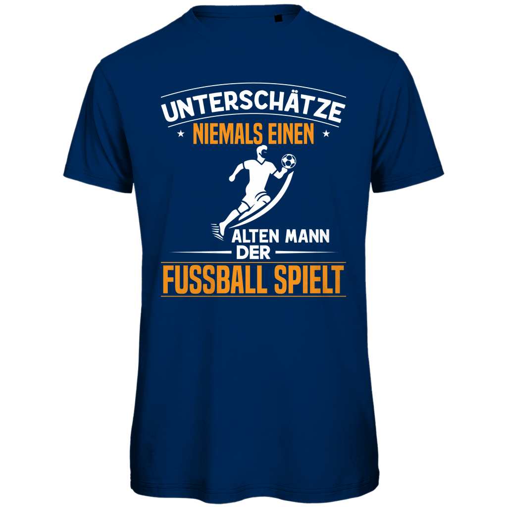 Herren Premium Bio T-Shirt Unterschätze Niemals