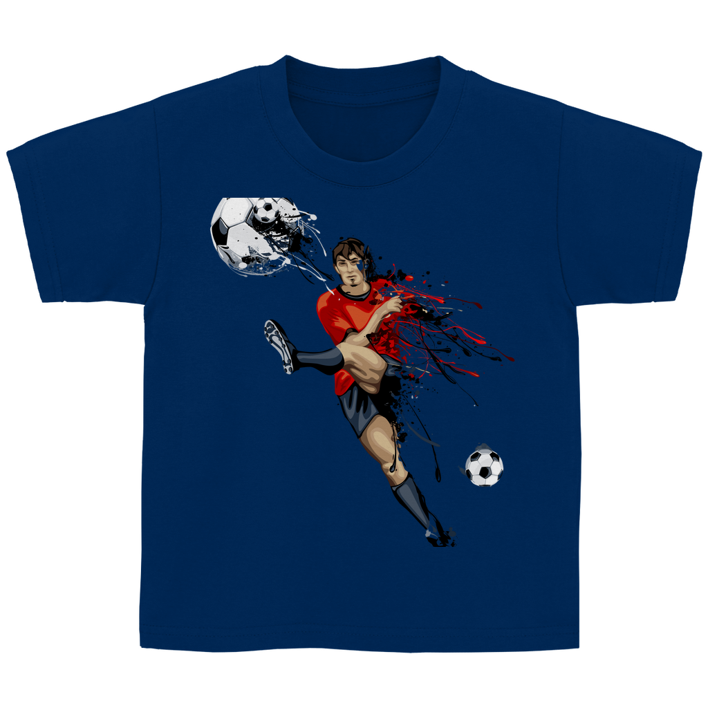 Kinder Basic T-Shirt Fußballer