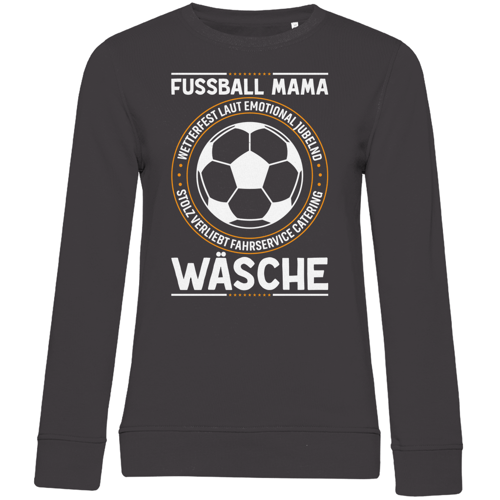 Damen Premium Bio Sweatshirt Fußball-Mama