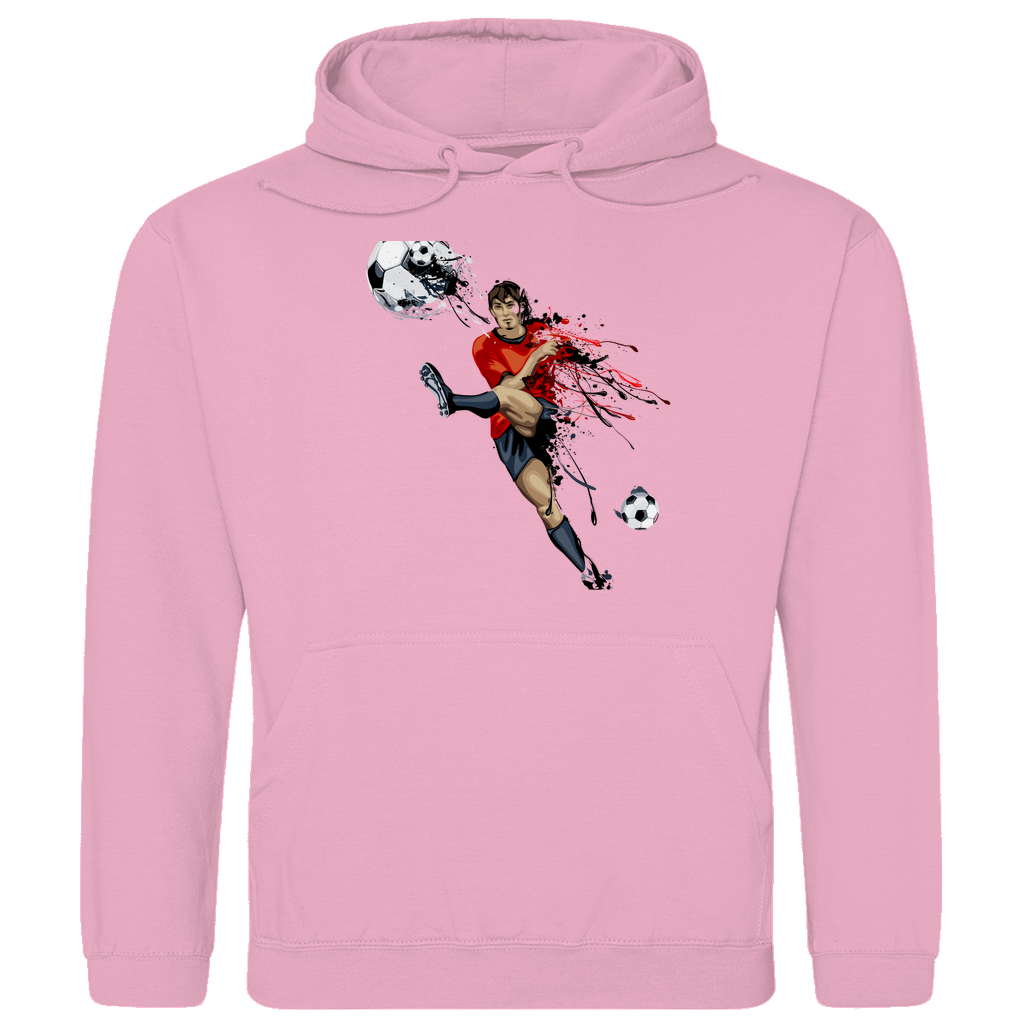 Herren Hoodie Fußballer