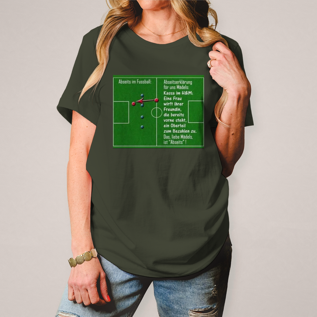 Damen T-Shirt Abseits