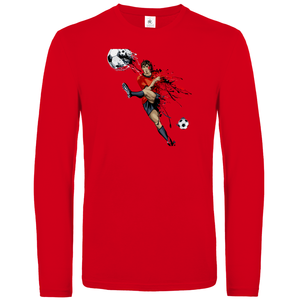 Unisex Langarmshirt Fußballer