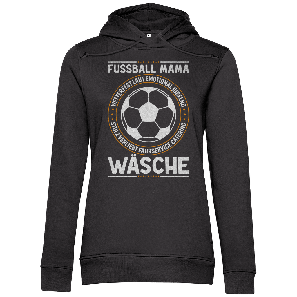 Damen Premium Bio Hoodie Fußball-Mama