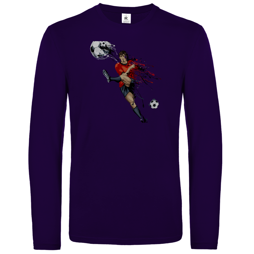 Unisex Langarmshirt Fußballer