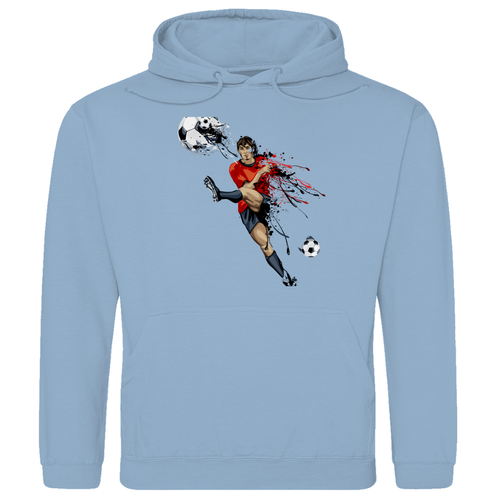 Herren Hoodie Fußballer