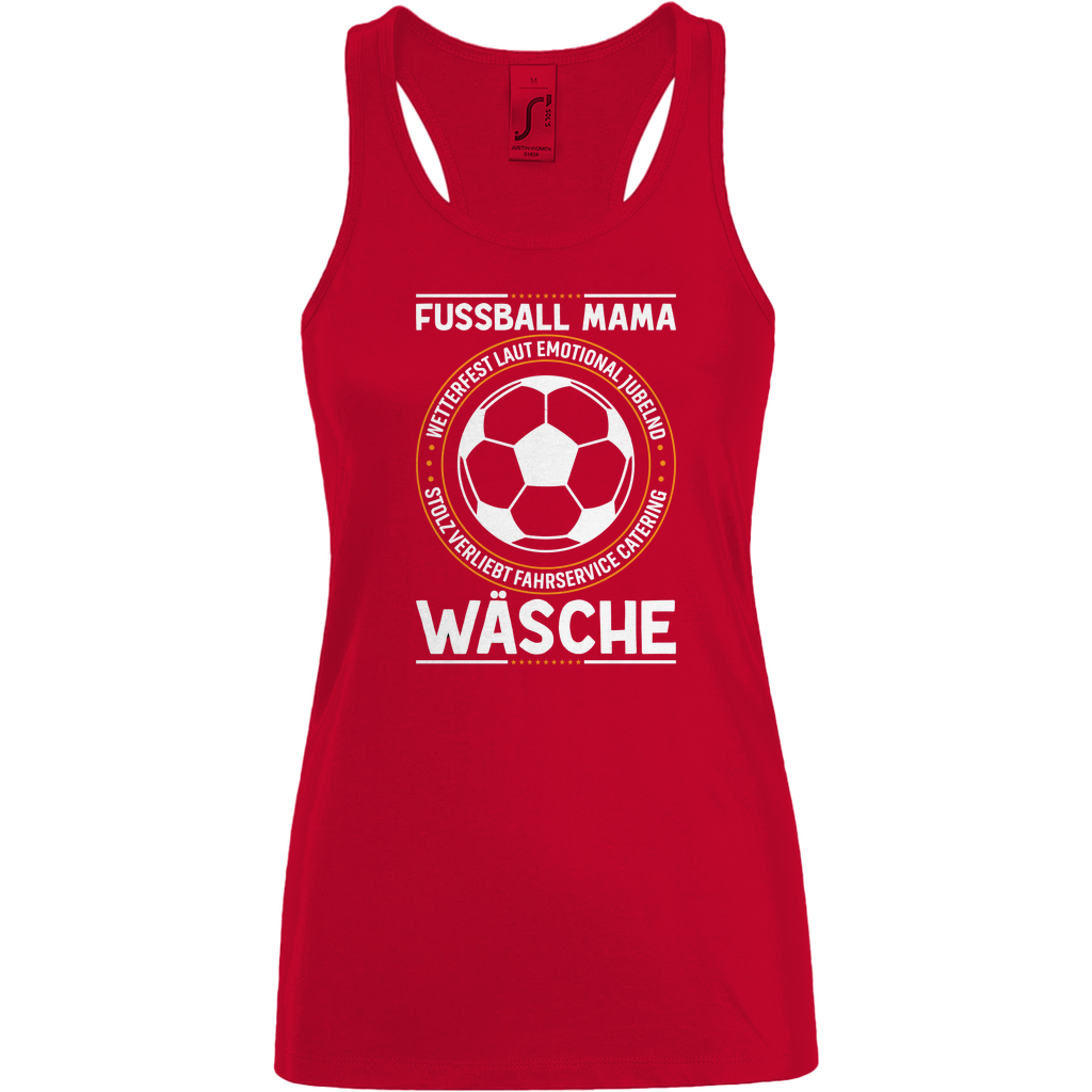 Damen Basic Tank Top Fußball-Mama