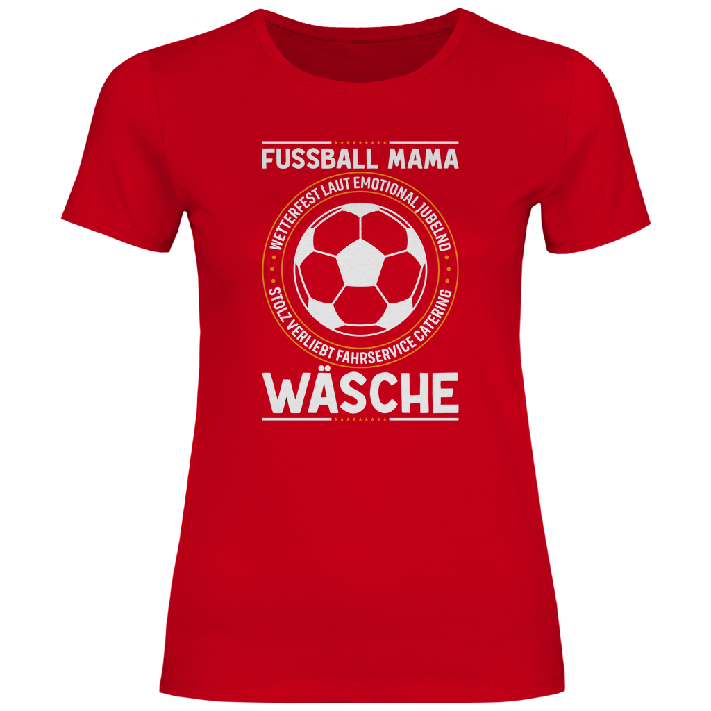 Damen T-Shirt Fußball-Mama