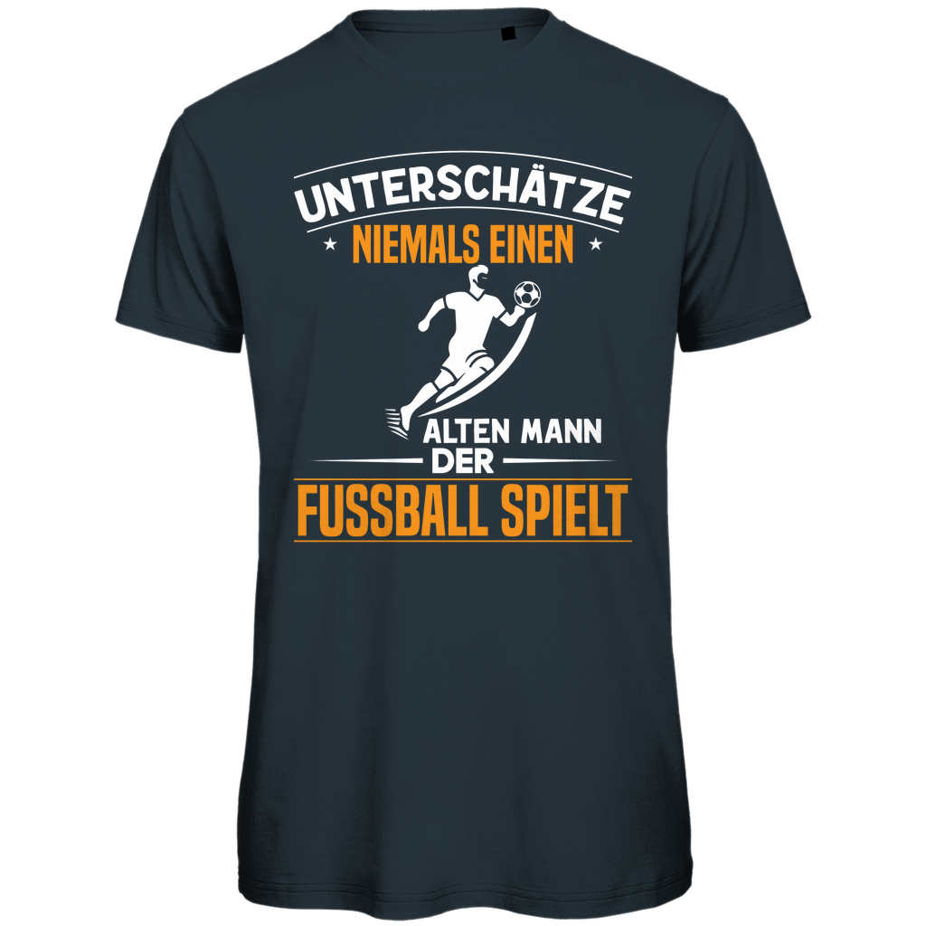 Herren Premium Bio T-Shirt Unterschätze Niemals