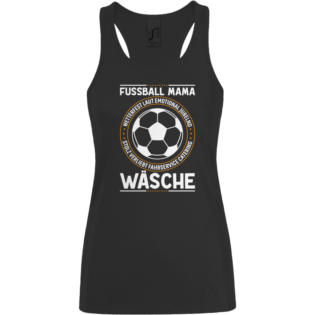 Damen Basic Tank Top Fußball-Mama