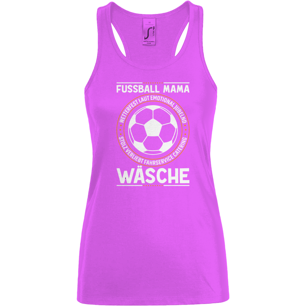 Damen Basic Tank Top Fußball-Mama