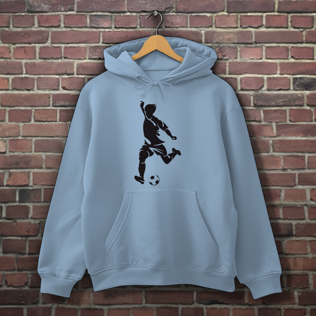 Herren Hoodie Fußballer
