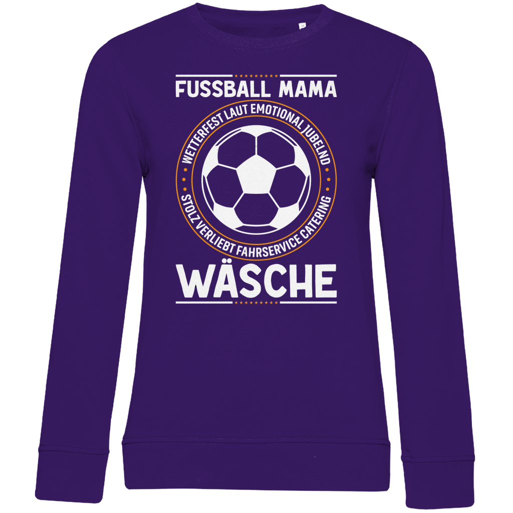 Damen Premium Bio Sweatshirt Fußball-Mama