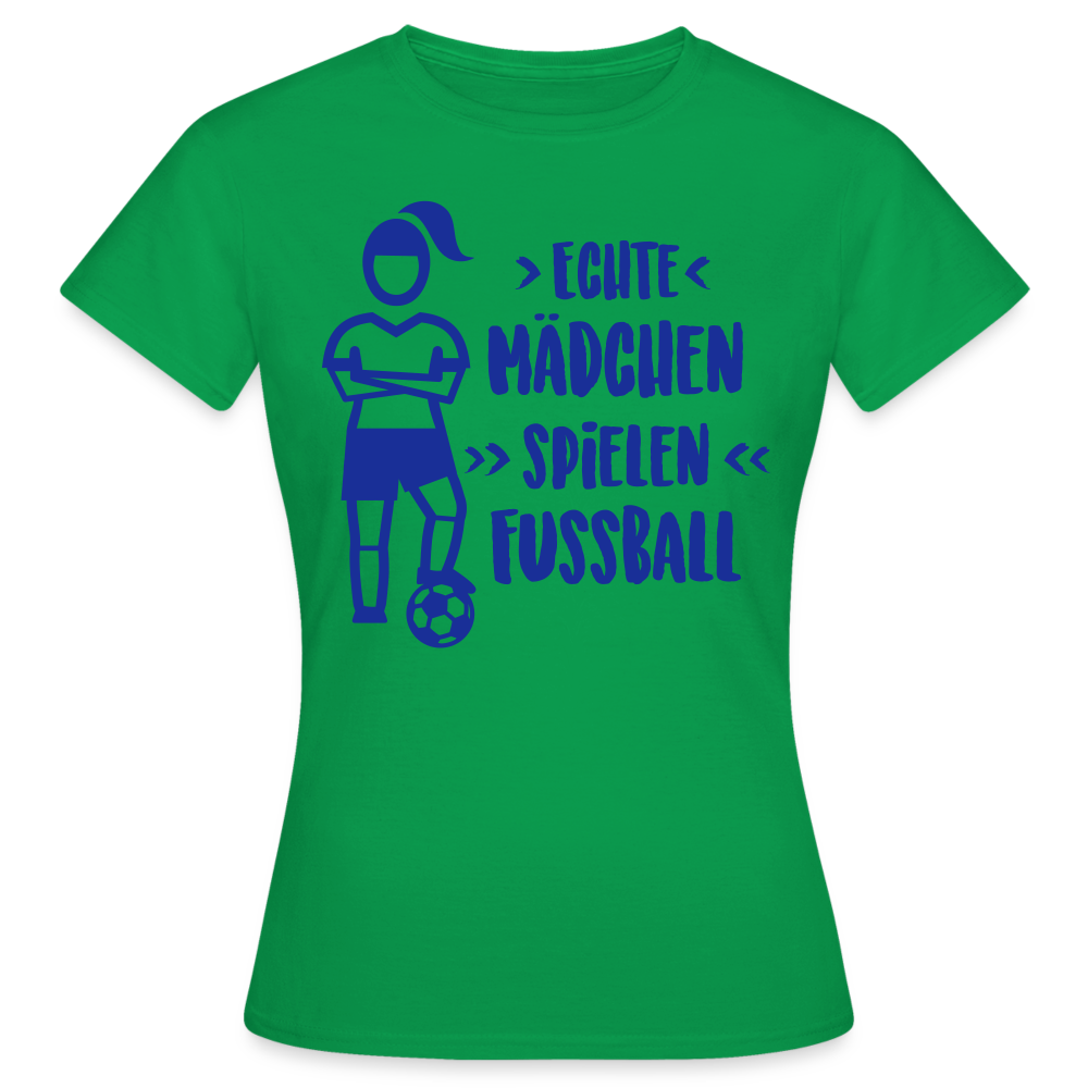 Echte Mädchen, T-Shirt, Damen - Kelly Green