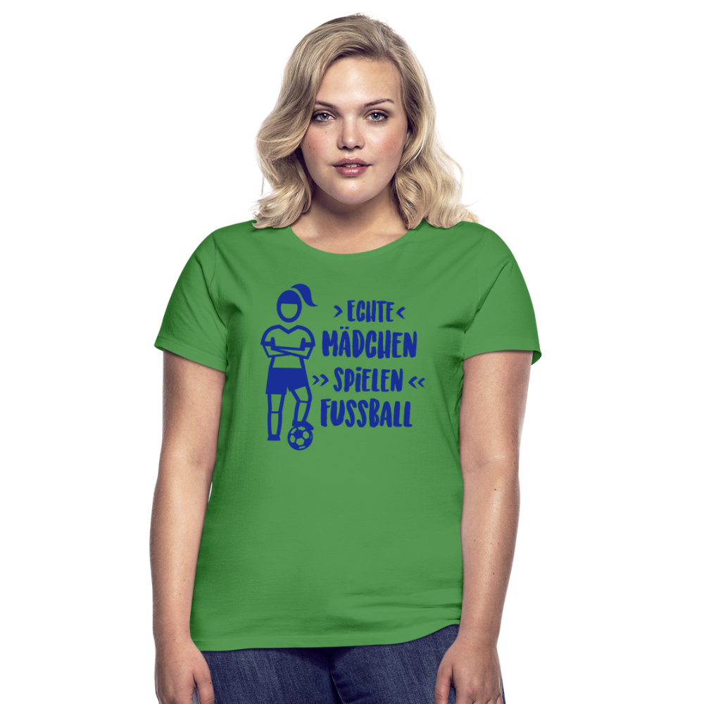Echte Mädchen, T-Shirt, Damen - Kelly Green