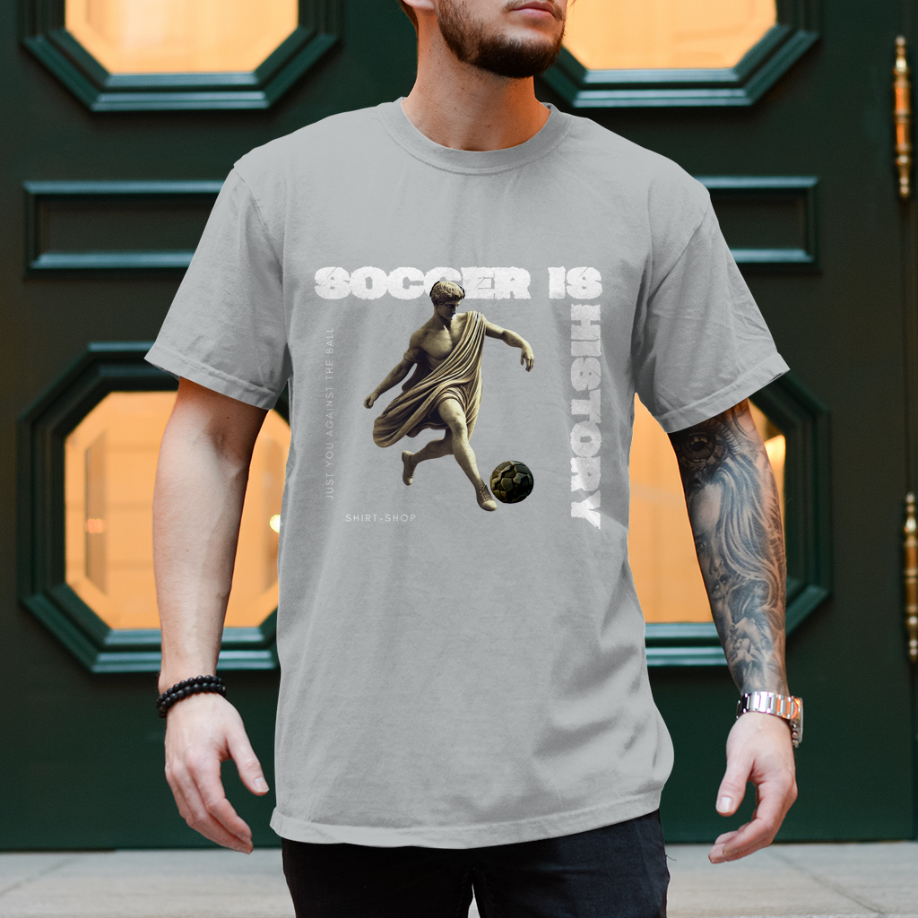 Herren T-Shirt Historischer Fußballer englisch