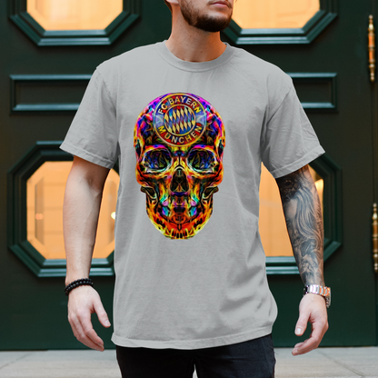 Herren T-Shirt FC Bayern Totenkopf