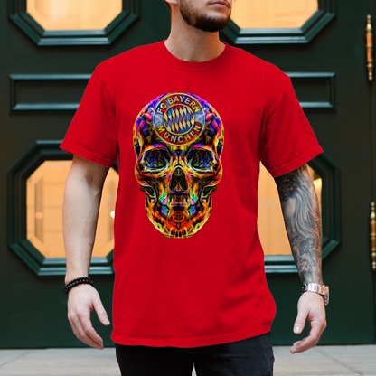 Herren T-Shirt FC Bayern Totenkopf