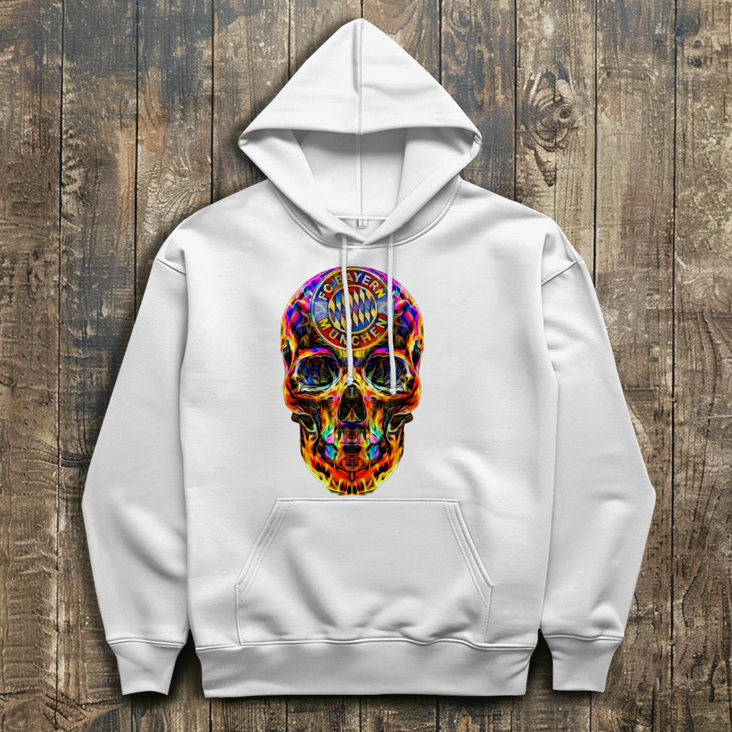 Herren Hoodie FC Bayern Totenkopf