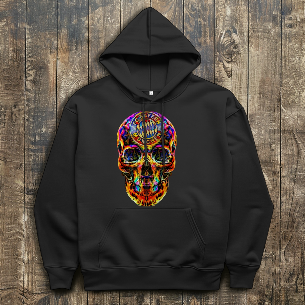Herren Hoodie FC Bayern Totenkopf