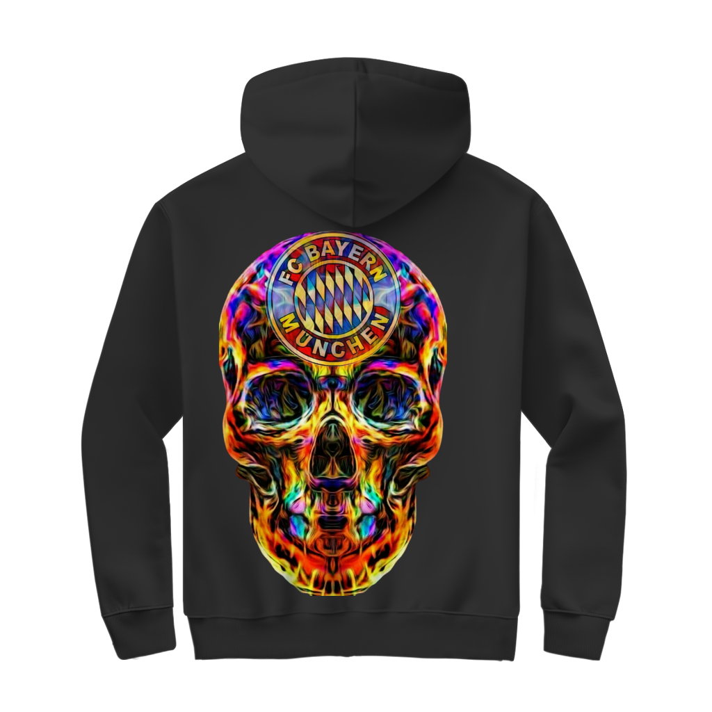 Herren Zipper Hoodie FC Bayern Totenkopf