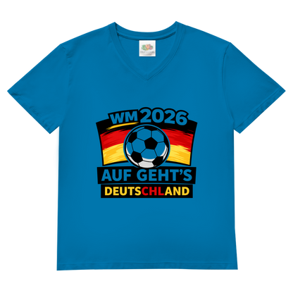 Herren Basic V-Neck T-Shirt WM 2026 1