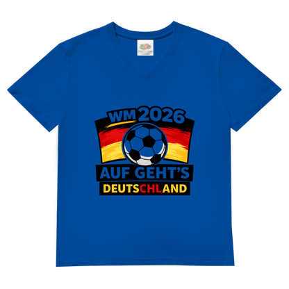 Herren Basic V-Neck T-Shirt WM 2026 1