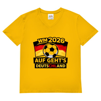 Herren Basic V-Neck T-Shirt WM 2026 1