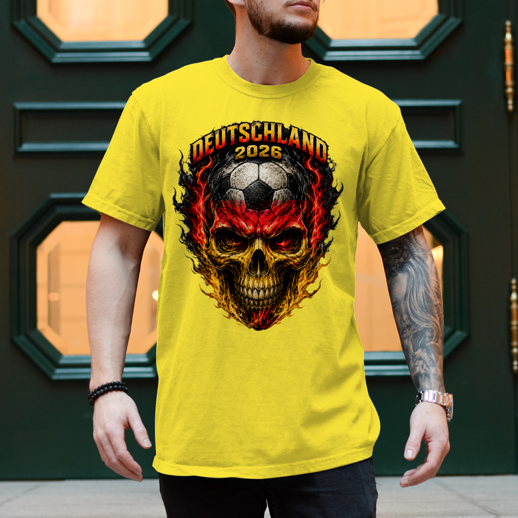 Herren T-Shirt WM Totenkopf