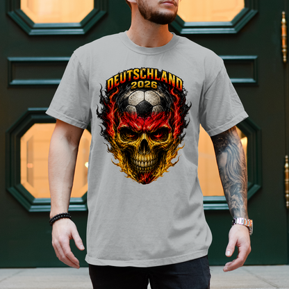 Herren T-Shirt WM Totenkopf