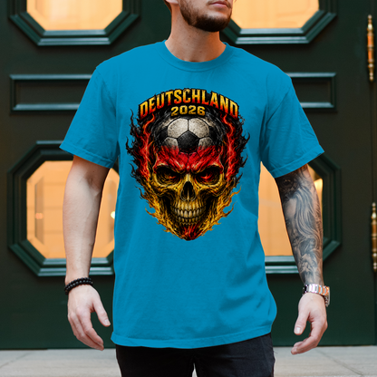 Herren T-Shirt WM Totenkopf