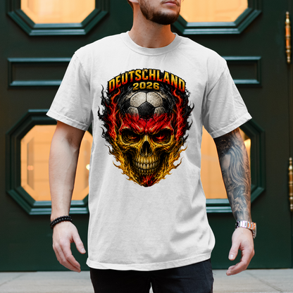 Herren T-Shirt WM Totenkopf