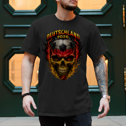 Herren T-Shirt WM Totenkopf