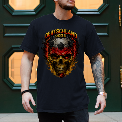 Herren T-Shirt WM Totenkopf