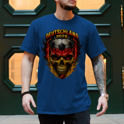 Herren T-Shirt WM Totenkopf