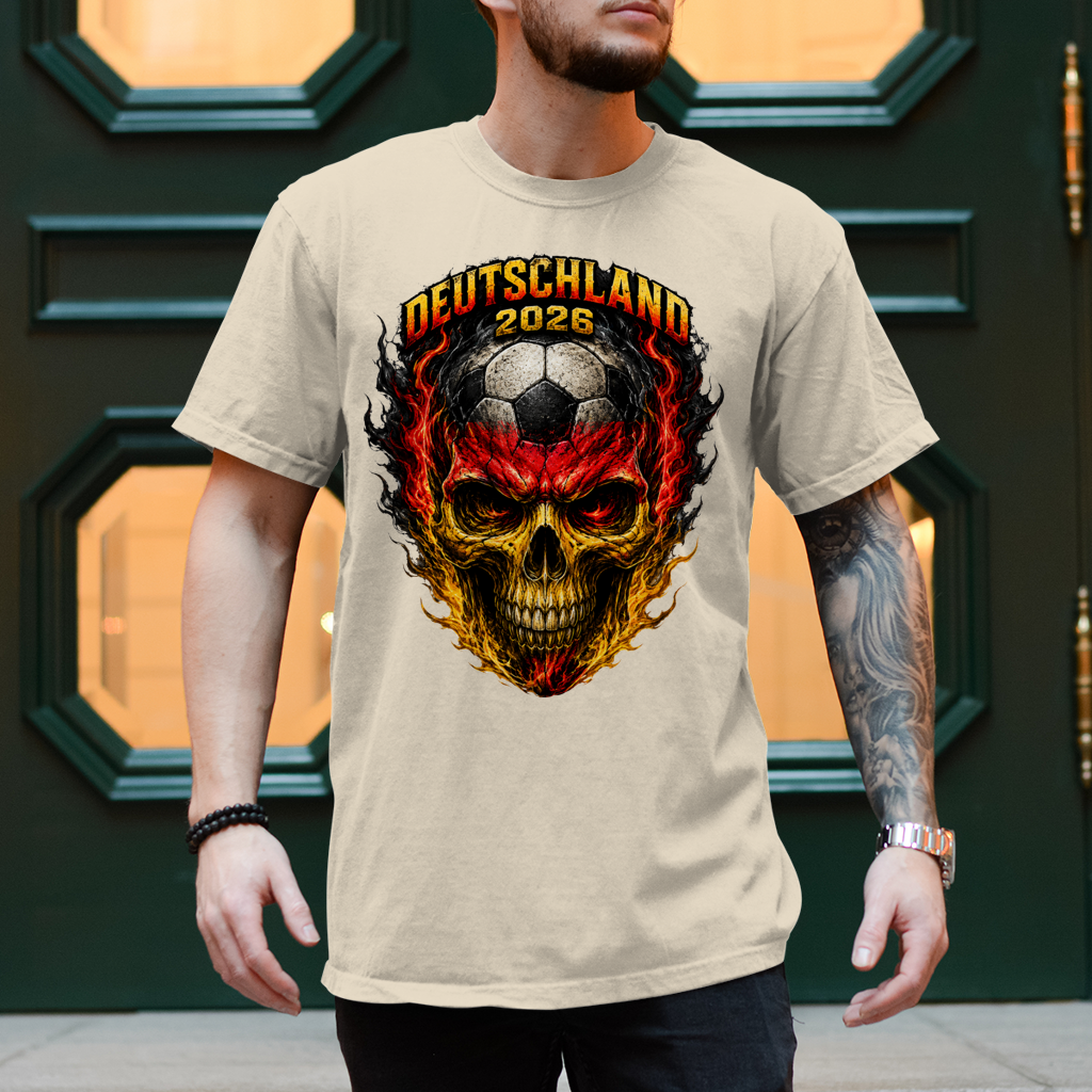 Herren T-Shirt WM Totenkopf