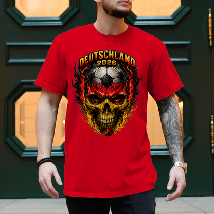 Herren T-Shirt WM Totenkopf