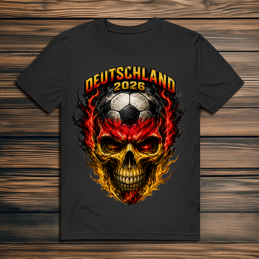 Herren Premium Bio T-Shirt WM Totenkopf