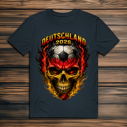 Herren Premium Bio T-Shirt WM Totenkopf