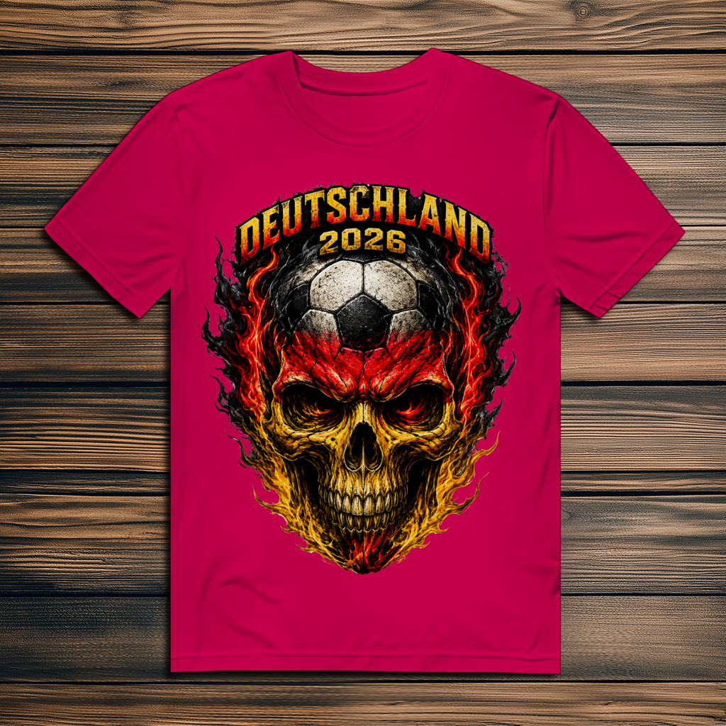 Herren Premium Bio T-Shirt WM Totenkopf