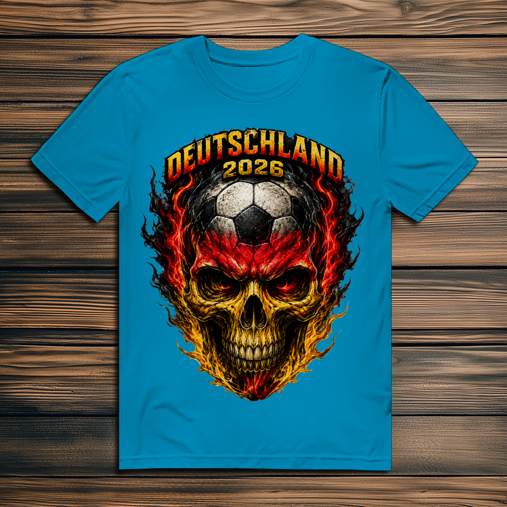 Herren Premium Bio T-Shirt WM Totenkopf