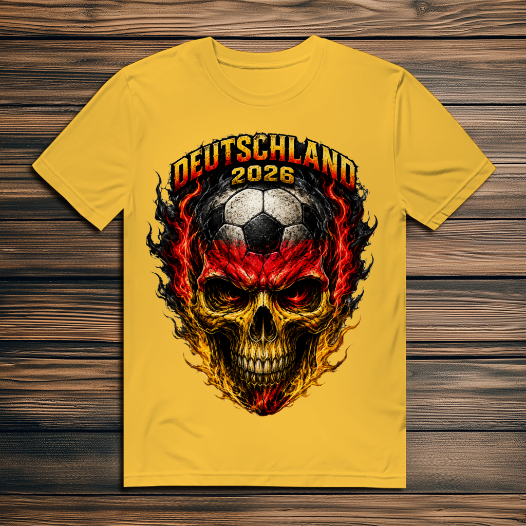 Herren Premium Bio T-Shirt WM Totenkopf