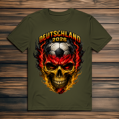Herren Premium Bio T-Shirt WM Totenkopf