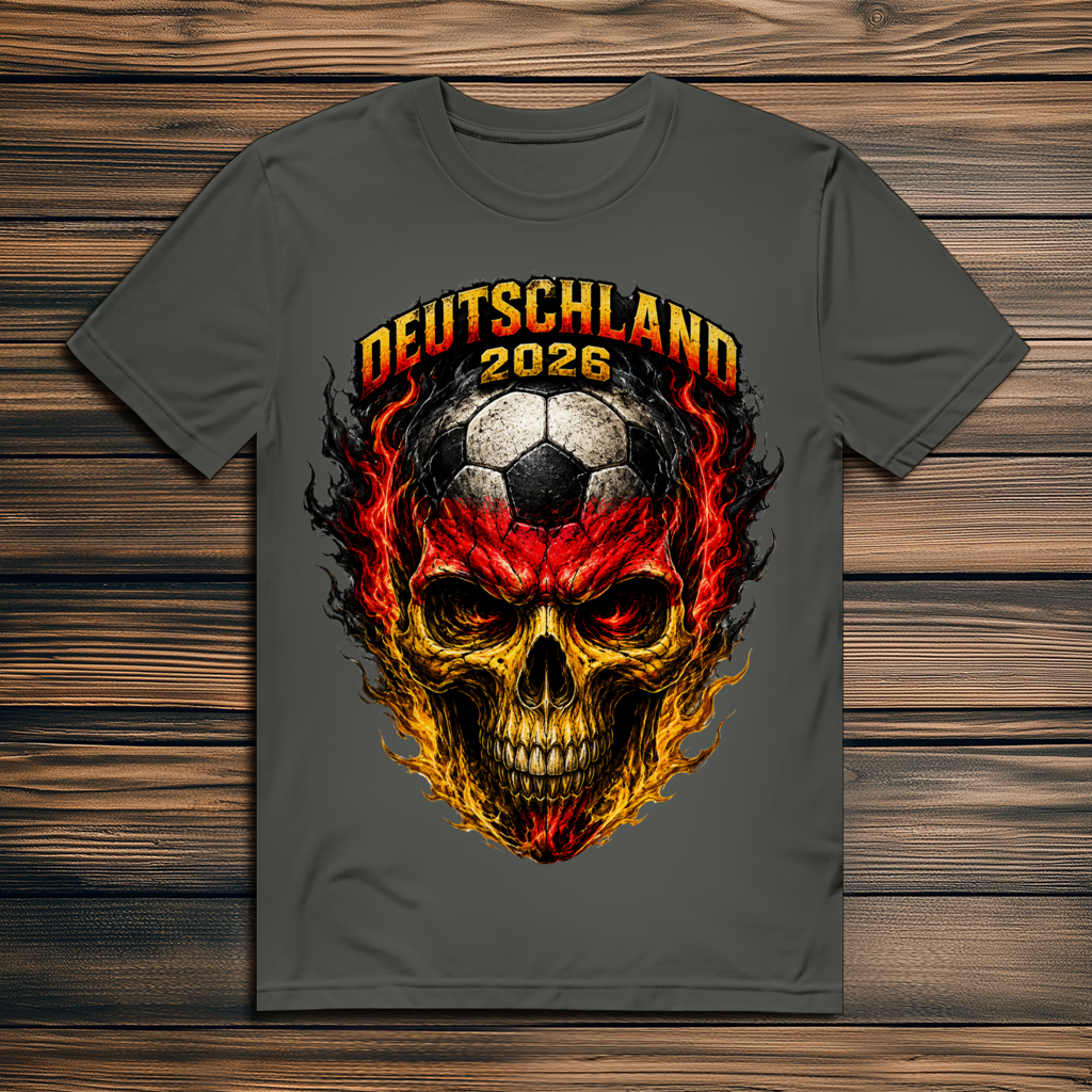 Herren Premium Bio T-Shirt WM Totenkopf